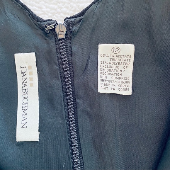 Dana Buchman Embroidered Sheath Dress - Picture 7 of 7